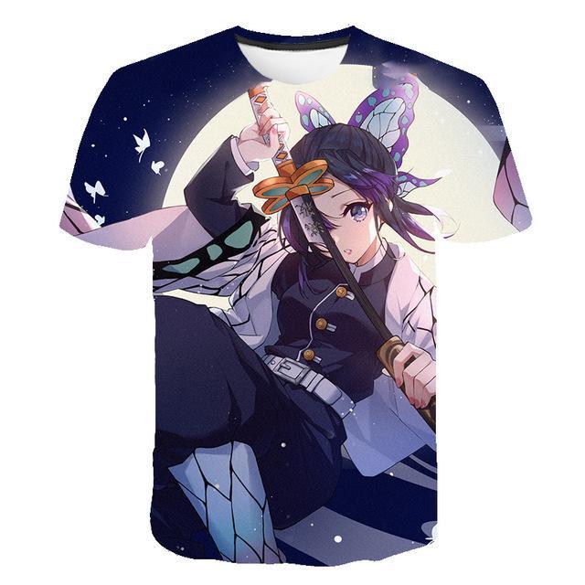 Kochou Shinobu - Demon Slayer - Kimetsu No Yaiba 3D T-Shirt V13
