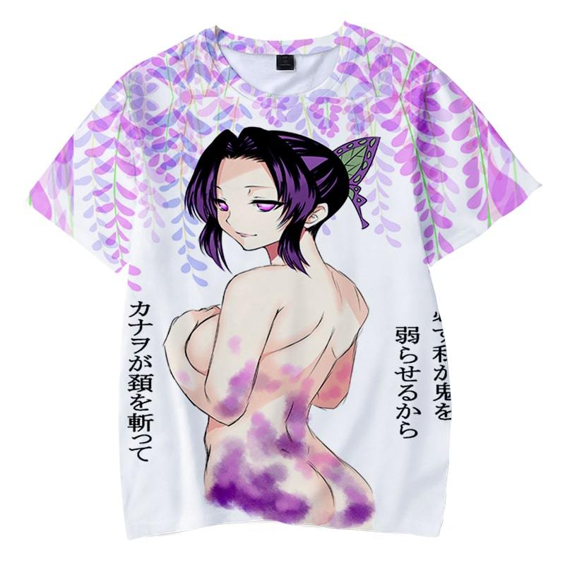 Kochou Shinobu - Demon Slayer - Kimetsu No Yaiba 3D T-Shirt V3
