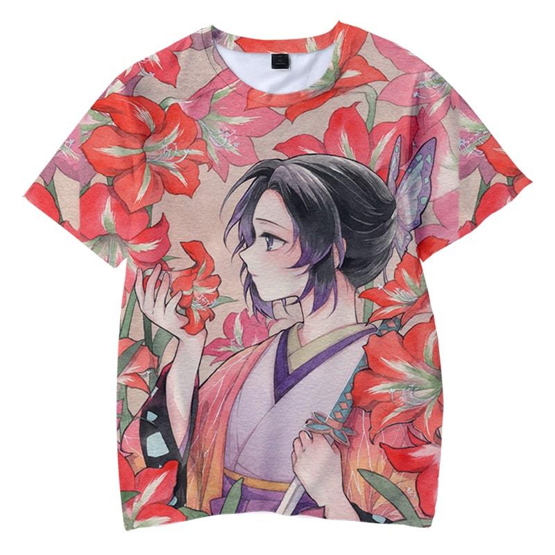 Kochou Shinobu - Demon Slayer - Kimetsu No Yaiba 3D T-Shirt V4