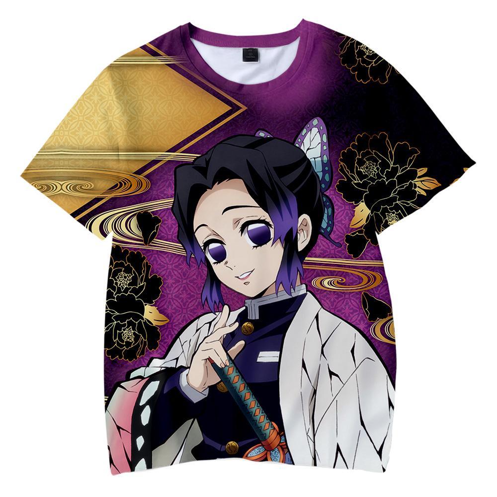 Kochou Shinobu - Demon Slayer - Kimetsu No Yaiba 3D T-Shirt V5