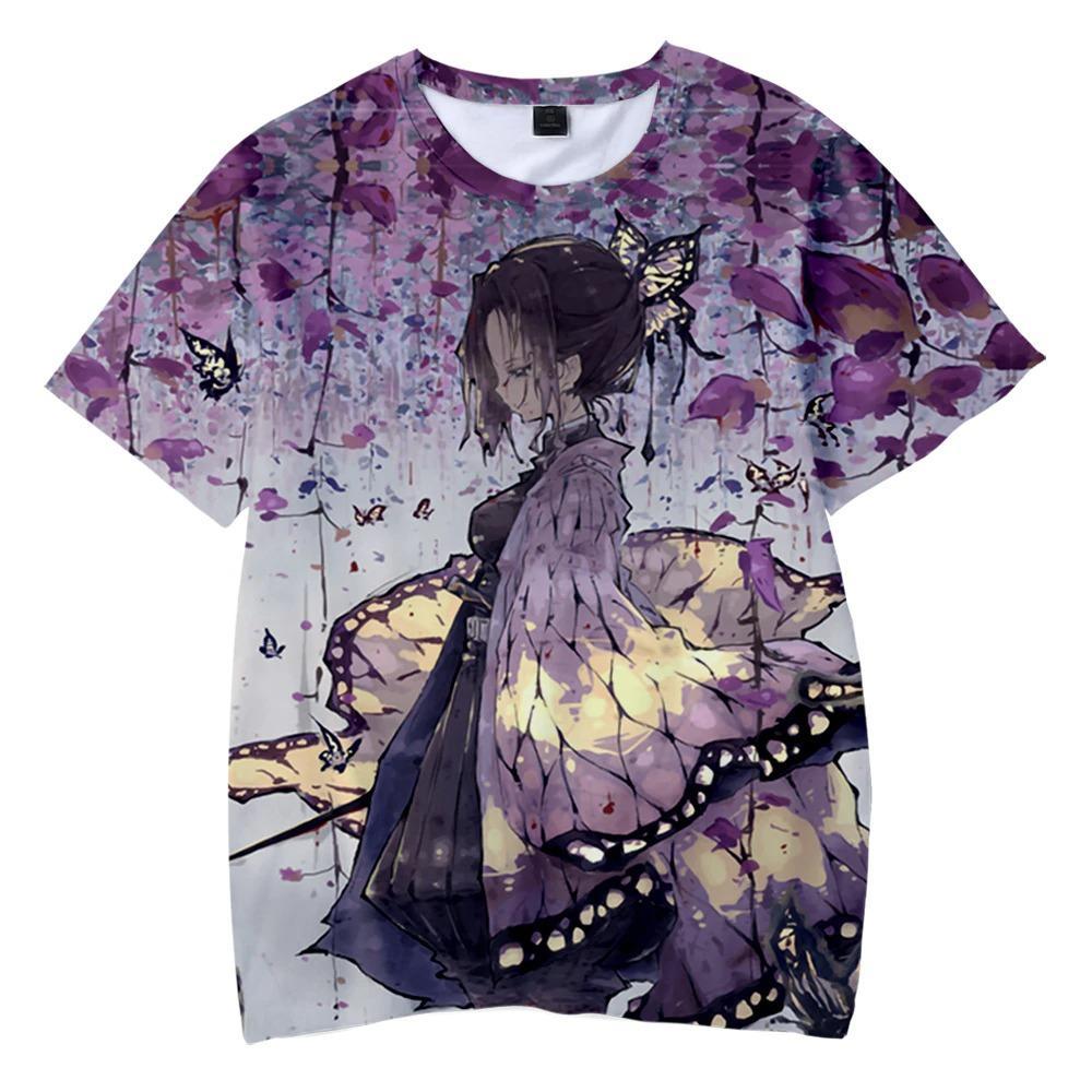 Kochou Shinobu - Demon Slayer - Kimetsu No Yaiba 3D T-Shirt V7