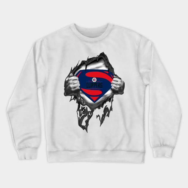 LA Clippers Pullover Crewneck Sweatshirt V14 - Image 2
