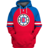 Los Angeles Clippers Logo 3D Printed Pullover Hoodie