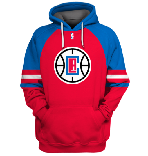Los Angeles Clippers Logo 3D Printed Pullover Hoodie