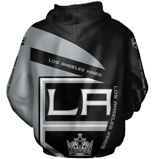 Los Angeles Kings Symbol 3D Printed Pullover Hoodie - Image 2