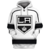 Los Angeles Kings Symbol White 3D Pullover Hoodie