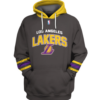 Los Angeles Lakers Logo 3D Printed Pullover Hoodie