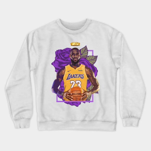 Los Angeles Lakers Pullover Crewneck Sweatshirt V145 - Image 2