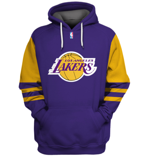 Los Angeles Lakers Symbol 3D Printed Pullover Hoodie