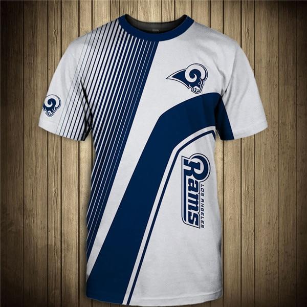 Los Angeles Rams Stripe 3D T-Shirt