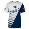 Los Angeles Rams Top Logo 3D T-Shirt