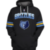 Memphis Grizzlies Logo 3D Printed Pullover Hoodie