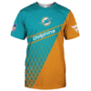 Miami Dolphins Top Logo 3D T-Shirt