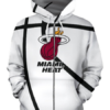 Miami Heat Simple 3D Printed Zipper Hoodie Jacket