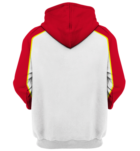 Miami Heat White Simple 3D Printed Pullover Hoodie - Image 2