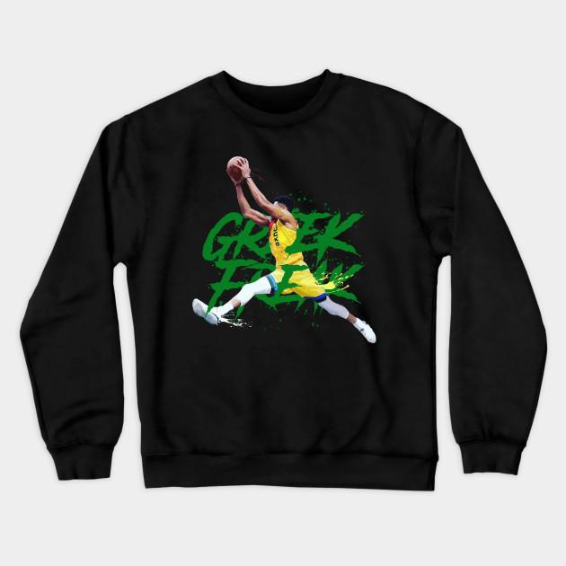 Milwaukee Bucks Pullover Crewneck Sweatshirt V1
