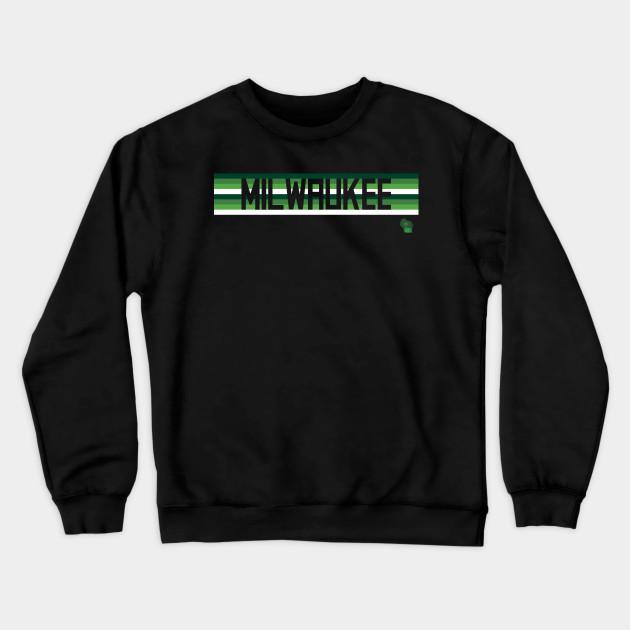 Milwaukee Bucks Pullover Crewneck Sweatshirt V10