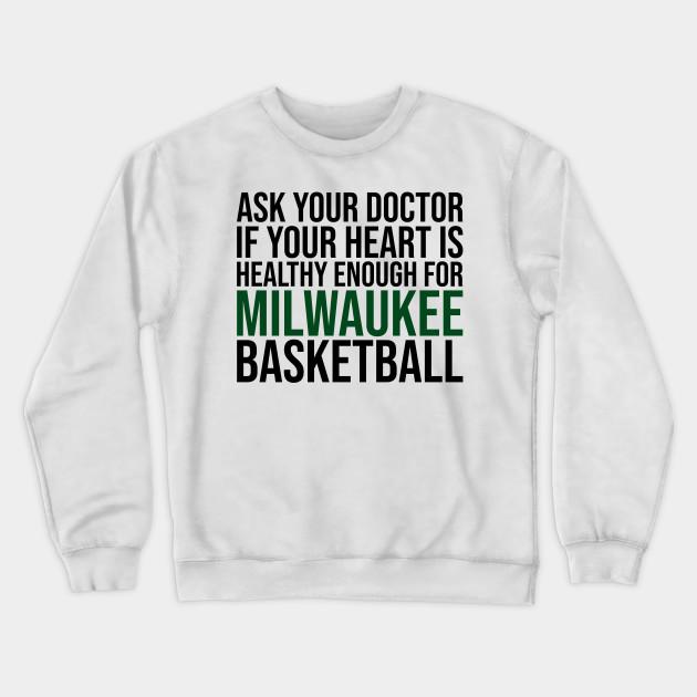 Milwaukee Bucks Pullover Crewneck Sweatshirt V16