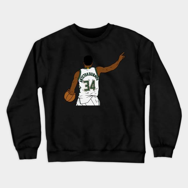 Milwaukee Bucks Pullover Crewneck Sweatshirt V2