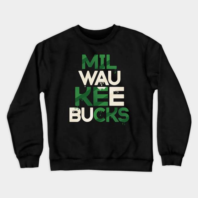 Milwaukee Bucks Pullover Crewneck Sweatshirt V20