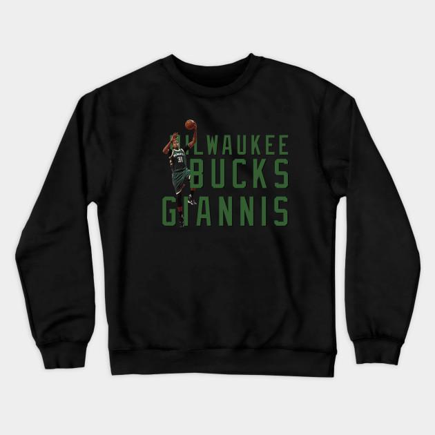 Milwaukee Bucks Pullover Crewneck Sweatshirt V21