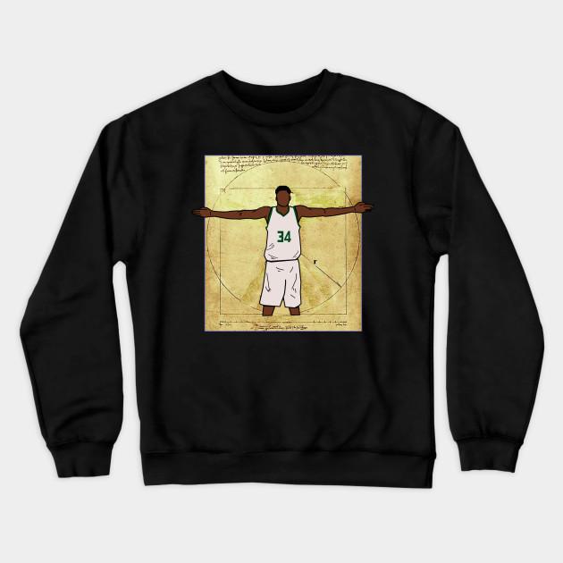 Milwaukee Bucks Pullover Crewneck Sweatshirt V28