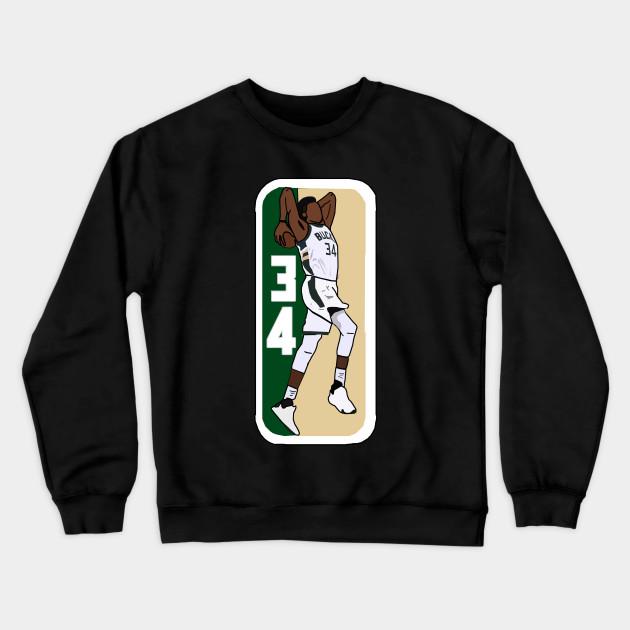 Milwaukee Bucks Pullover Crewneck Sweatshirt V29