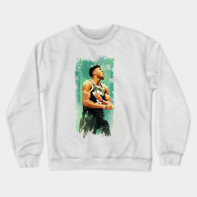 Milwaukee Bucks Pullover Crewneck Sweatshirt V30 - Image 2
