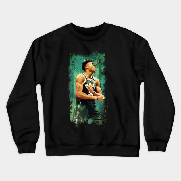 Milwaukee Bucks Pullover Crewneck Sweatshirt V30