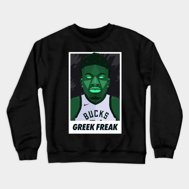 Milwaukee Bucks Pullover Crewneck Sweatshirt V35
