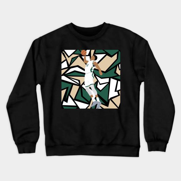 Milwaukee Bucks Pullover Crewneck Sweatshirt V37