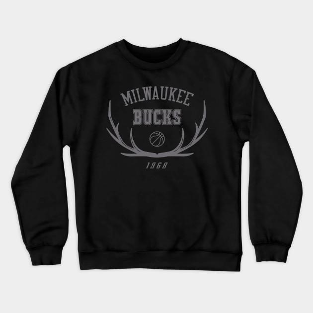 Milwaukee Bucks Pullover Crewneck Sweatshirt V6