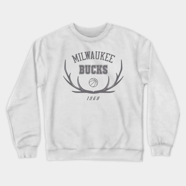 Milwaukee Bucks Pullover Crewneck Sweatshirt V6 - Image 2