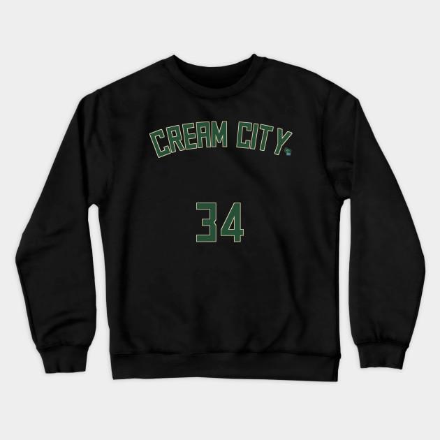 Milwaukee Bucks Pullover Crewneck Sweatshirt V9