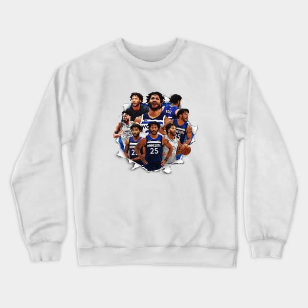 Minnesota Timberwolves Pullover Crewneck Sweatshirt V21 - Image 2
