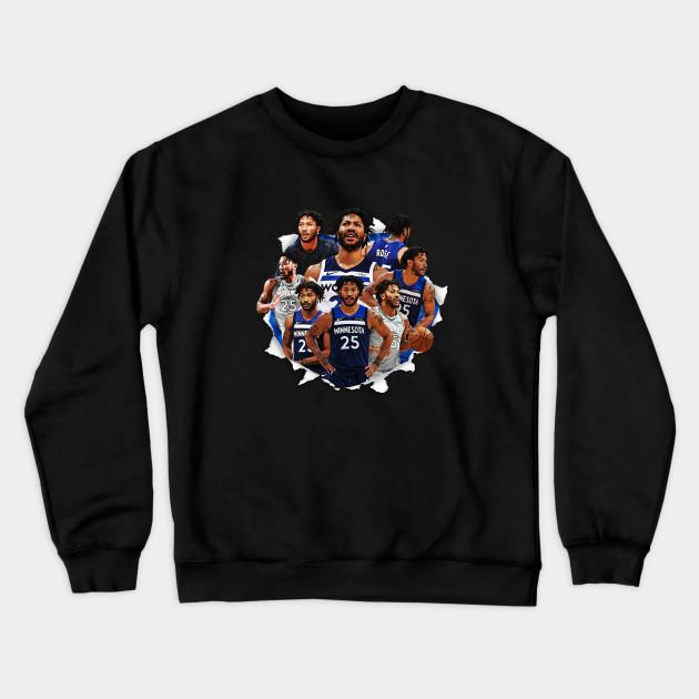 Minnesota Timberwolves Pullover Crewneck Sweatshirt V21