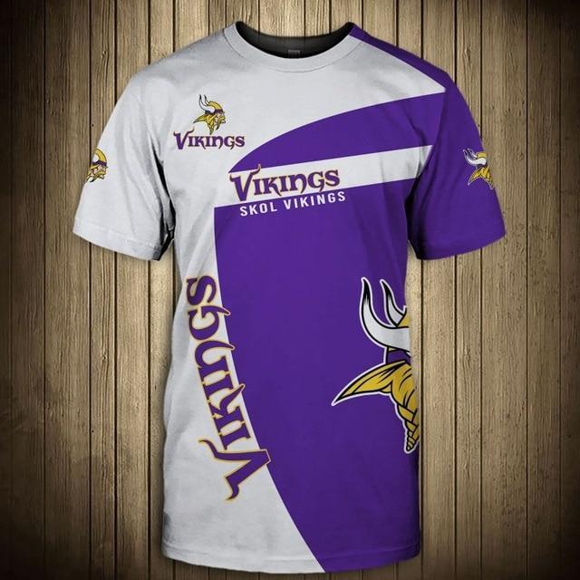 Minnesota Vikings Symbol 3D Printed T-Shirt