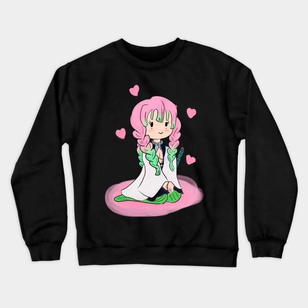 Mitsuri Kanroji - Demon Slayer - Kimetsu No Yaiba Pullover Hoodie Sweatshirt V1 - Image 2