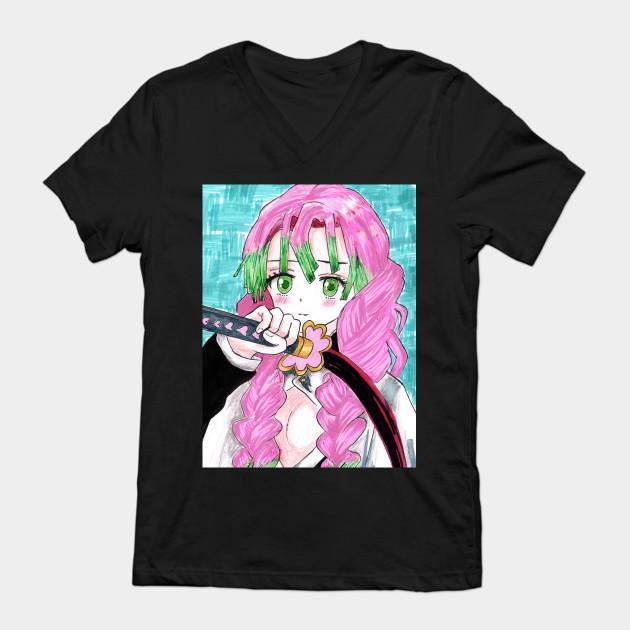 Mitsuri Kanroji - Demon Slayer - Kimetsu No Yaiba T-Shirt V4 - Image 2