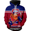 Montreal Canadiens Logo 3D Printed Pullover Hoodie