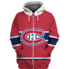 Montreal Canadiens Symbol 3D Zipper Hoodie Jacket