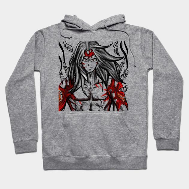Muzan Kibutsuji - Demon Slayer - Kimetsu No Yaiba Pullover Hoodie Sweatshirt V6
