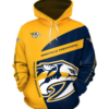 Nashville Predators Symbol 3D Printed Pullover Hoodie