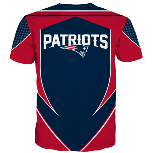 New England Patriots Logo 3D Printed T-Shirt - Image 2