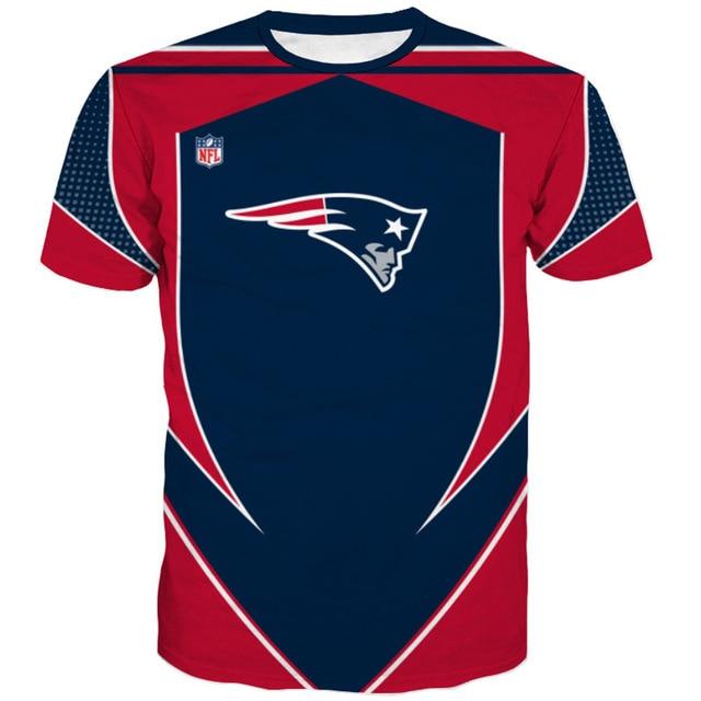 New England Patriots Logo 3D Printed T-Shirt