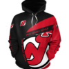 New Jersey Devils Symbol 3D Printed Pullover Hoodie