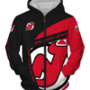 New Jersey Devils Symbol 3D Printed Zipper Hoodie Jacket