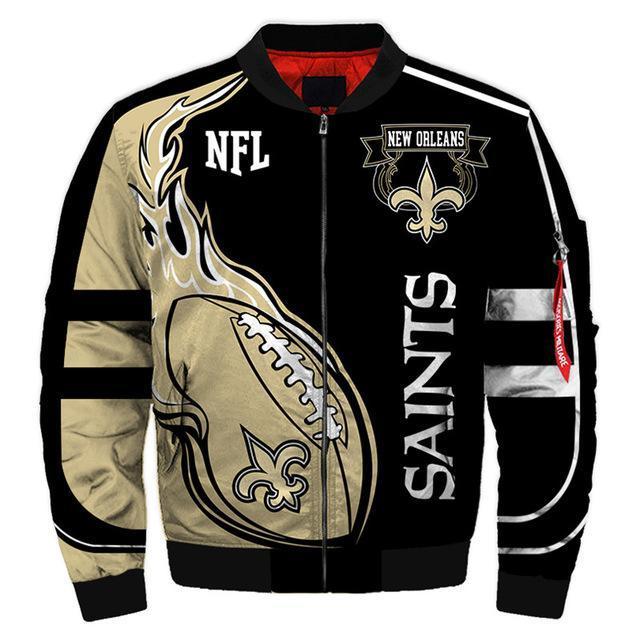 New Orleans Saints 3D Bomber Jacket