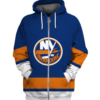 New York Islanders Symbol 3D Zipper Hoodie Jacket