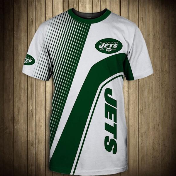 New York Jets Stripe 3D T-Shirt